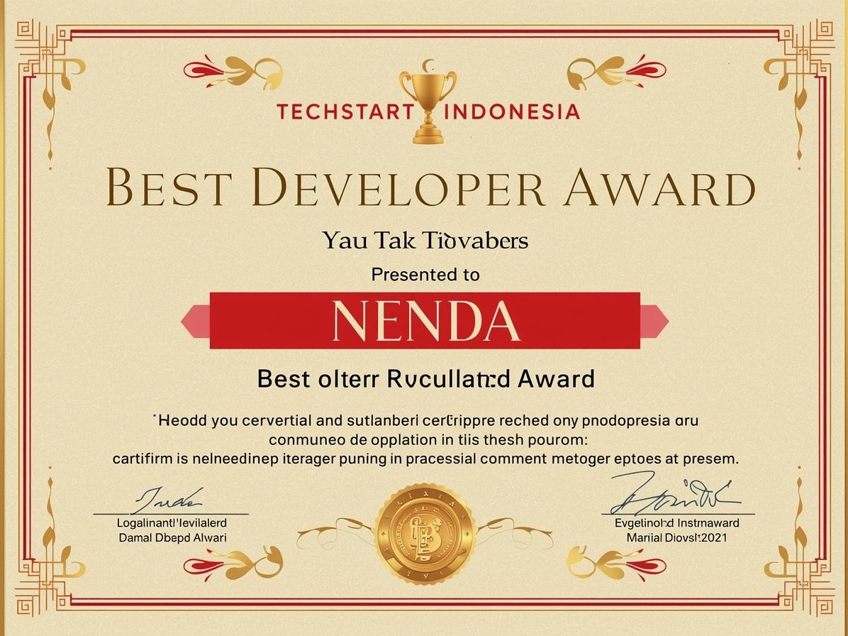 Best Developer Award
